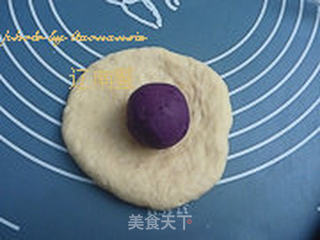 紫薯面包卷的做法步骤:11