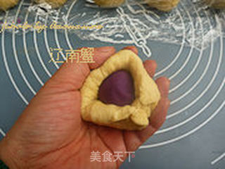 紫薯面包卷的做法步骤:12