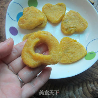 炸南瓜圈的做法步骤：7