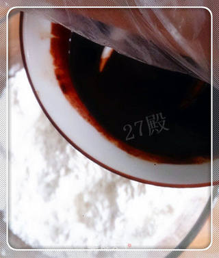 27的实验室——高浓郁黑巧克力麦米片酥饼的做法步骤:3