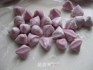 紫薯玫瑰花的做法步骤:7