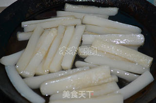 韩式辣酱炒年糕的做法步骤:5