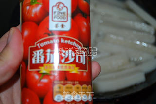 韩式辣酱炒年糕的做法步骤:6