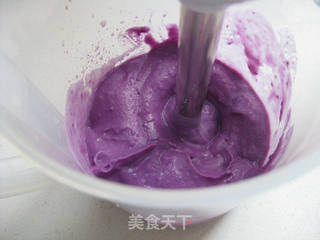 紫薯玫瑰花的做法步骤:2