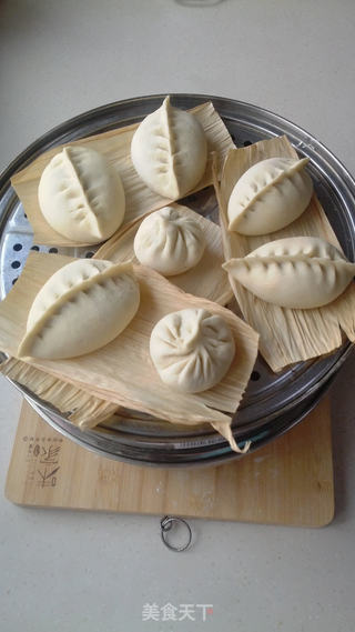 芹菜牛肉包的做法步骤:15