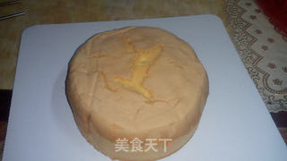 彩色巧克力豆奶油蛋糕的做法步骤:6
