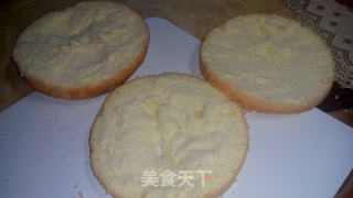 彩色巧克力豆奶油蛋糕的做法步骤:4