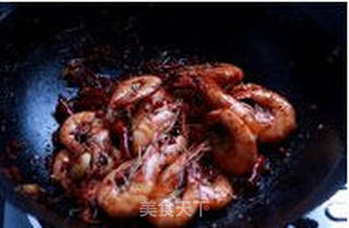 麻辣干锅虾的做法步骤:4