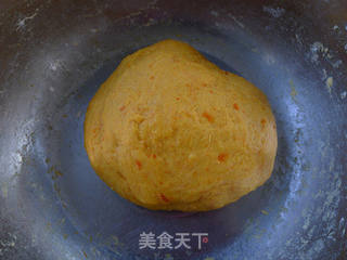 玫瑰花香柿子饼的做法步骤:2