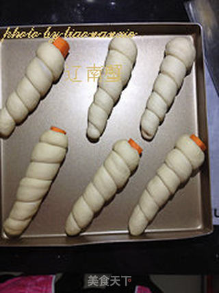 胡萝卜面包的做法步骤:14