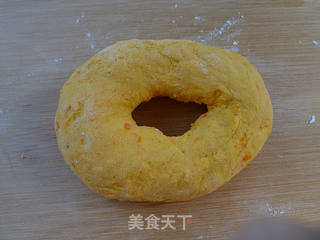 玫瑰花香柿子饼的做法步骤:3