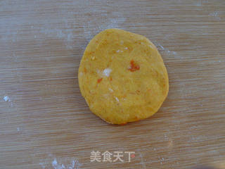 玫瑰花香柿子饼的做法步骤:5