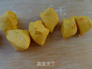 玫瑰花香柿子饼的做法步骤:4