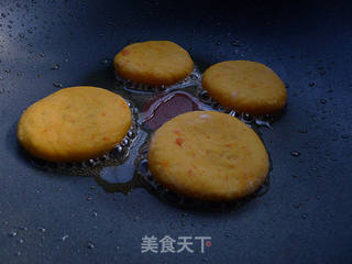 玫瑰花香柿子饼的做法步骤:8