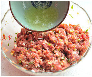 详解最好吃的外焦里嫩牛肉锅贴的做法步骤:5