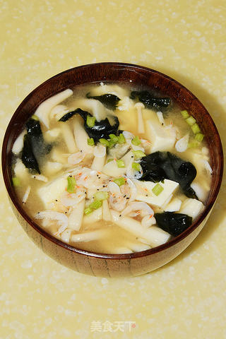 【裙带味噌汤】--冬季里最温暖的一碗汤的做法步骤:7