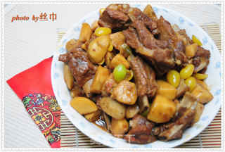 白果芋头烧排骨的做法步骤：14