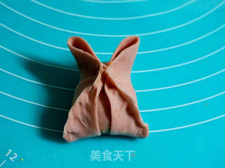 多彩蝴蝶烫面蒸饺的做法步骤:17