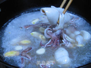 笔管鱼炖白菜豆腐的做法步骤:9