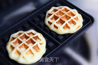 面包版华夫饼的做法步骤:10
