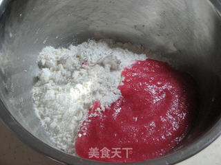 多彩蝴蝶烫面蒸饺的做法步骤:7