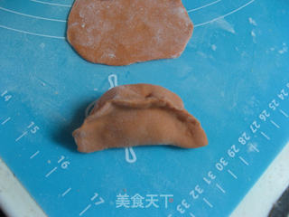 胡萝卜烫面蒸饺的做法步骤:12