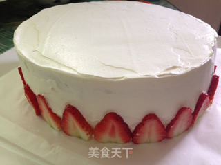 草莓原味生日蛋糕的做法步骤:24