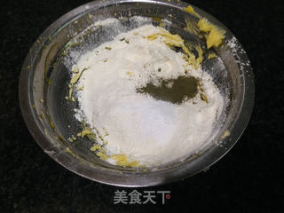 抹茶糖霜饼干的做法步骤:4