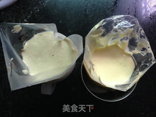 双色毛巾蛋糕卷的做法步骤:11