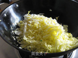 白菜虾皮炒鸡蛋的做法步骤:5