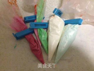 田园碎花糖霜饼干的做法步骤:8