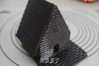 【番茄配方】圣诞巧克力屋——不用烤箱,做一栋属于自己的小房子的做法步骤:11