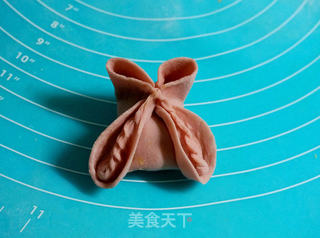 多彩蝴蝶烫面蒸饺的做法步骤:18