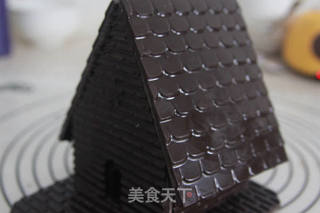 【番茄配方】圣诞巧克力屋——不用烤箱,做一栋属于自己的小房子的做法步骤:12