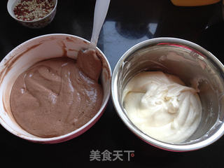 大理石戚风蛋糕的做法步骤:10