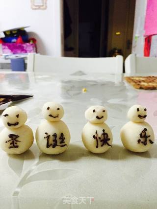 圣诞雪人的做法步骤:7
