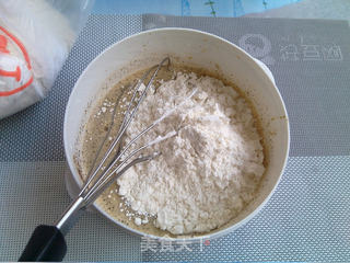 香蕉咖啡戚风蛋糕的做法步骤:6