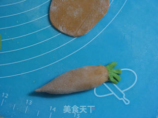 蒸胡萝卜饺的做法步骤:7