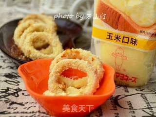 酥烤鱿鱼圈的做法步骤:12