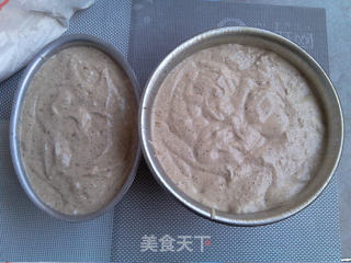 香蕉咖啡戚风蛋糕的做法步骤：12