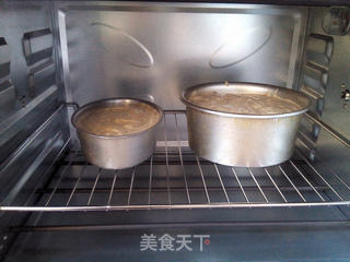 香蕉咖啡戚风蛋糕的做法步骤:13