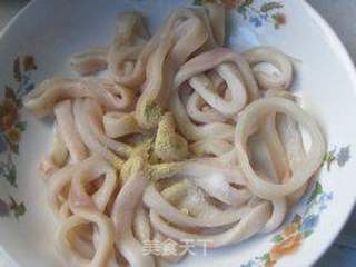 酥烤鱿鱼圈的做法步骤:4