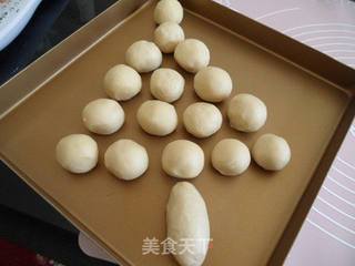 圣诞树面包的做法步骤:7