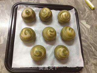 紫薯蛋黄抹茶酥的做法步骤:13