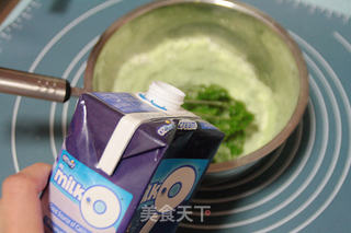 【抹茶千层可丽饼(Matcha Mille Crepes)】的做法步骤:6