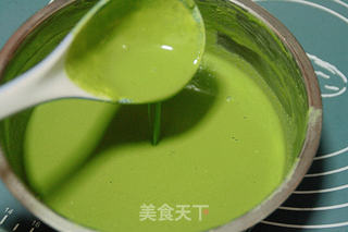 【抹茶千层可丽饼(Matcha Mille Crepes)】的做法步骤:11