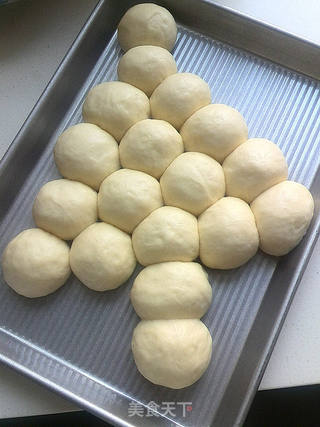 圣诞树面包的做法步骤:11