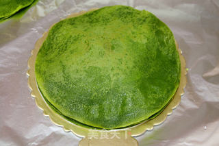 【抹茶千层可丽饼(Matcha Mille Crepes)】的做法步骤:33