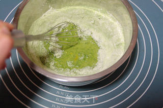 【抹茶千层可丽饼（Matcha Mille Crepes）】的做法步骤：5