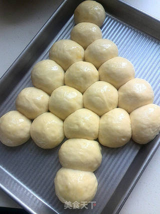 圣诞树面包的做法步骤:12